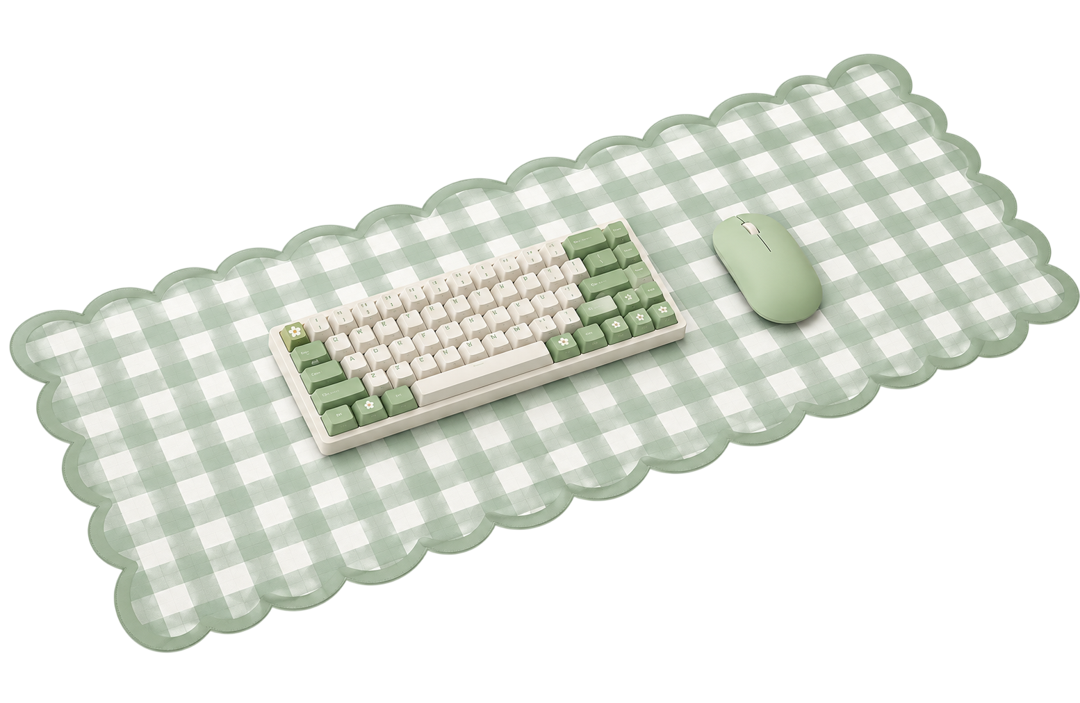 Patterned Triar desk mat